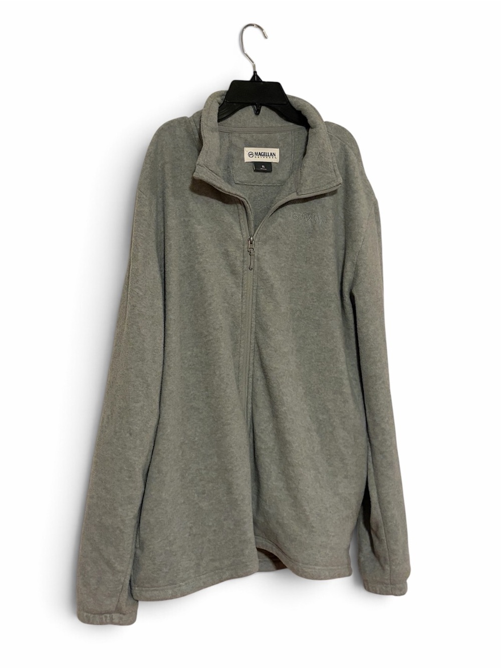 Magellan Outdoors Women's Light Gray Half-Zip Fleece Pullover